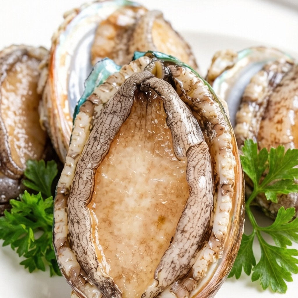 Whole abalone in the shell